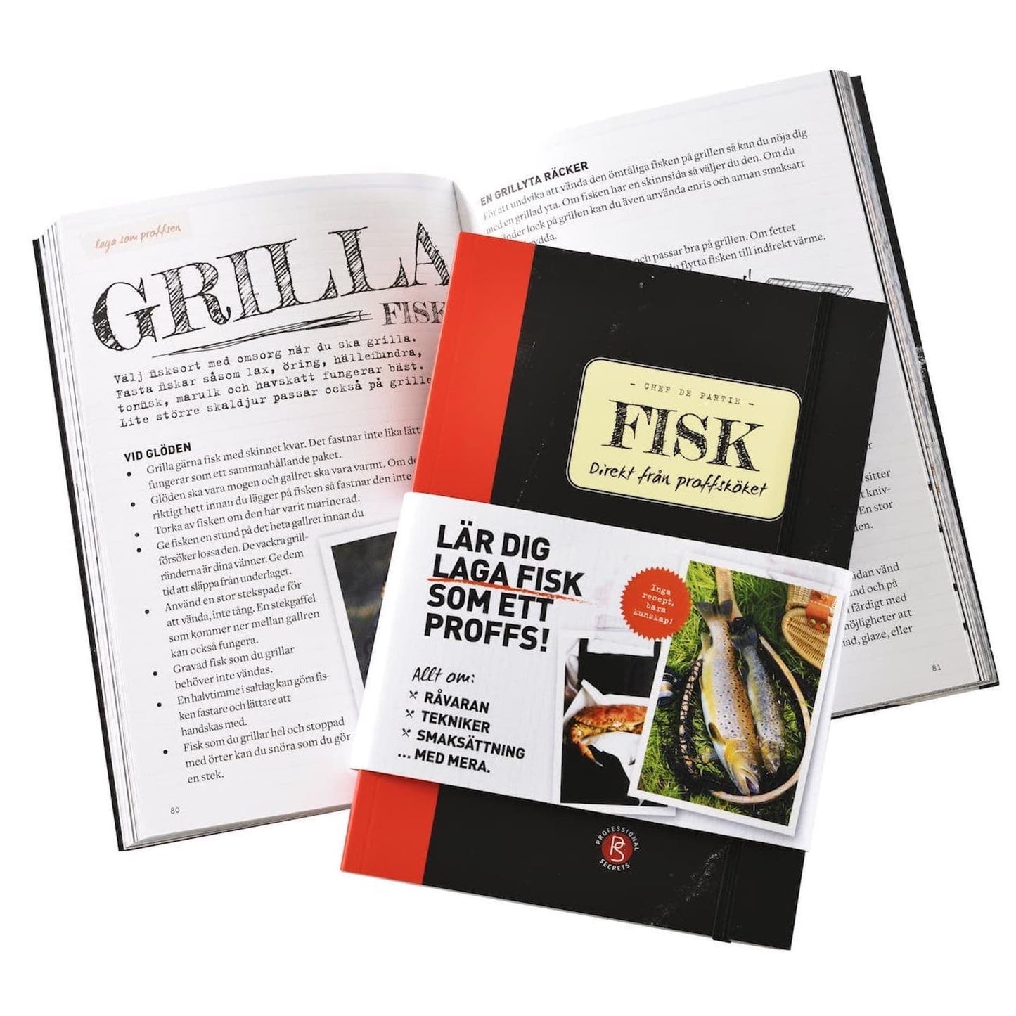 Frilagd bild på kokbok