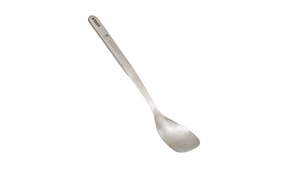 wokpanna i lättviktkolstål inkl sked och hålslev