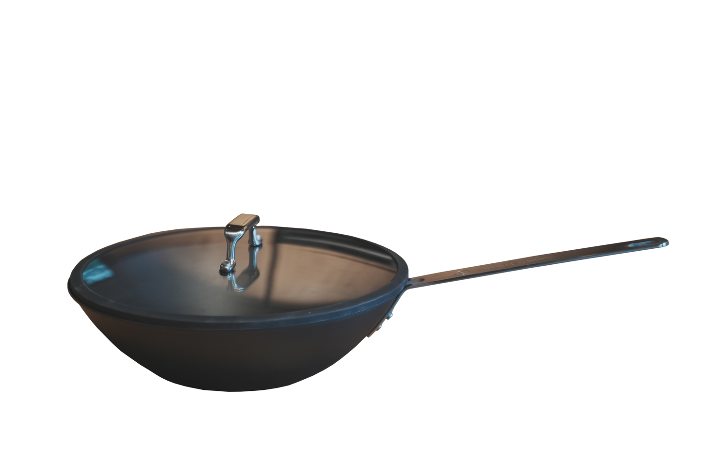 Wokpanna i lättvikt kolstål, 4l